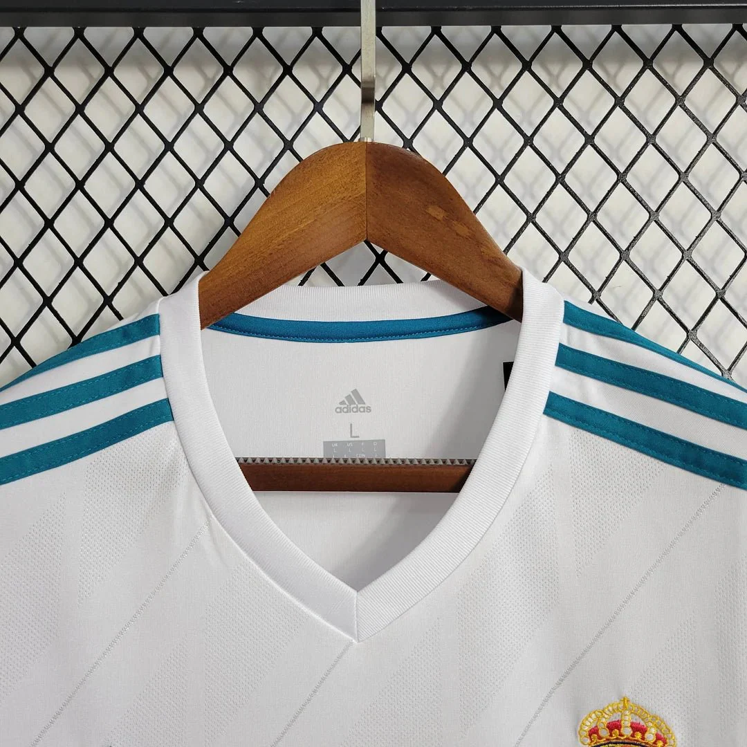 Real Madrid 2017 L/S Home Shirt - Image 4